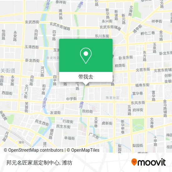 邦元名匠家居定制中心地图