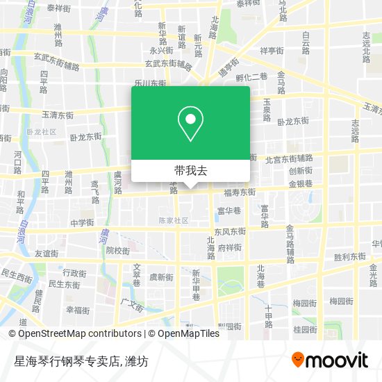 星海琴行钢琴专卖店地图