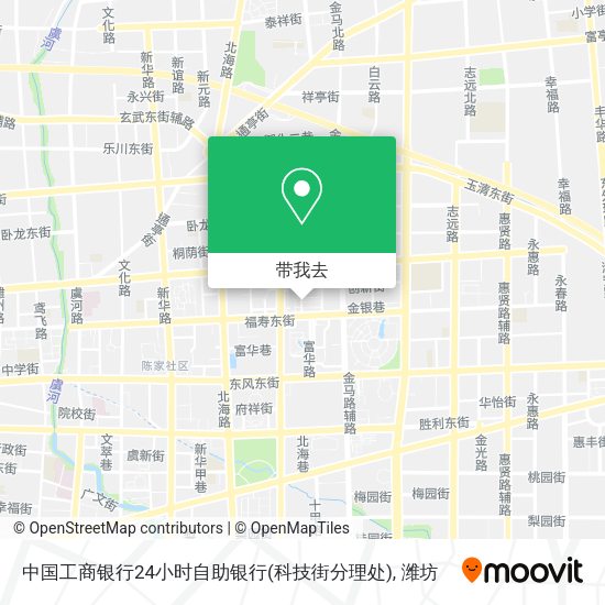 中国工商银行24小时自助银行(科技街分理处)地图