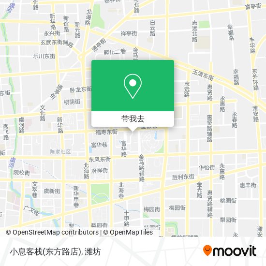 小息客栈(东方路店)地图