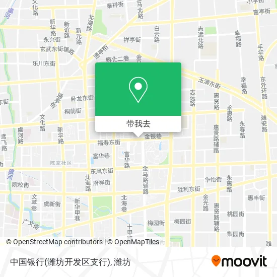 中国银行(潍坊开发区支行)地图