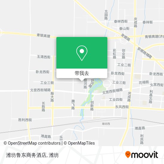 潍坊鲁东商务酒店地图
