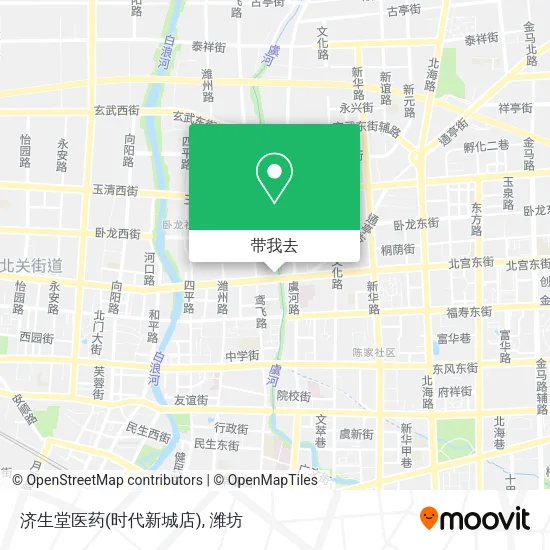 济生堂医药(时代新城店)地图