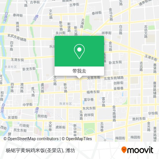 杨铭宇黄焖鸡米饭(圣荣店)地图