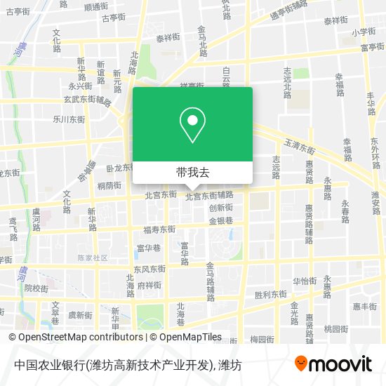 中国农业银行(潍坊高新技术产业开发)地图