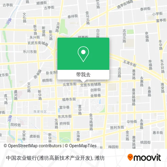 中国农业银行(潍坊高新技术产业开发)地图