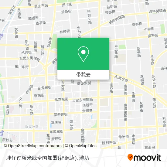 胖仔过桥米线全国加盟(福源店)地图