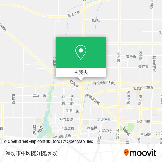 潍坊市中医院分院地图
