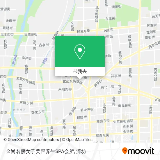 金尚名媛女子美容养生SPA会所地图
