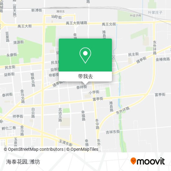 海泰花园地图