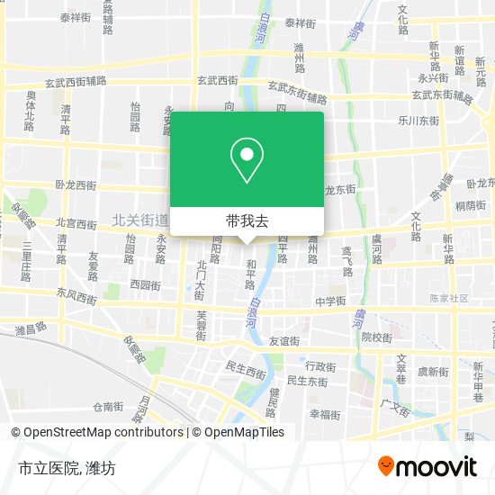 市立医院地图