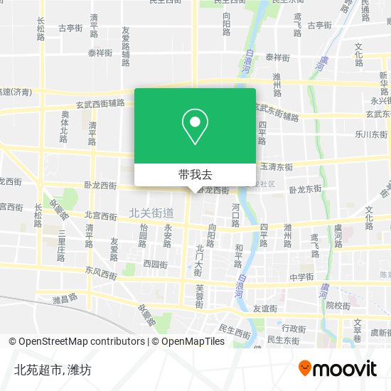 北苑超市地图