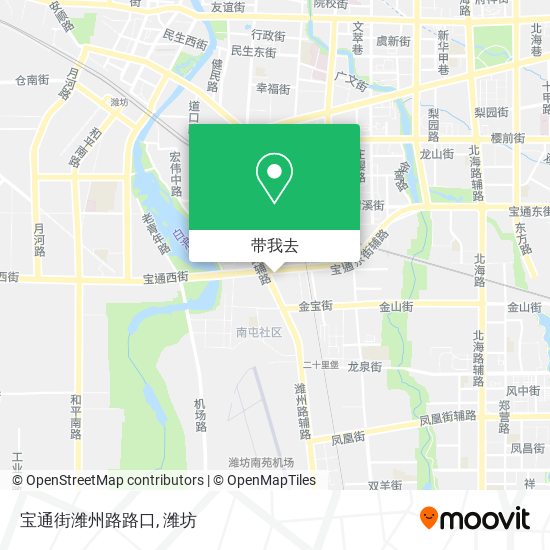 宝通街潍州路路口地图