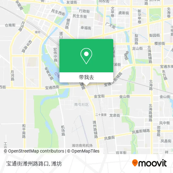 宝通街潍州路路口地图