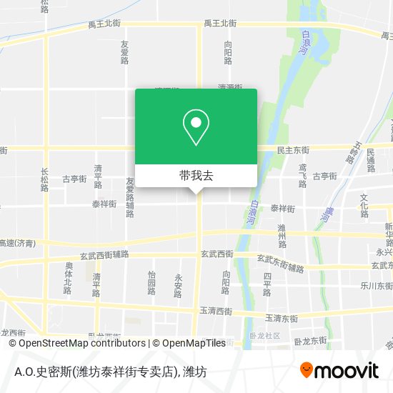 A.O.史密斯(潍坊泰祥街专卖店)地图