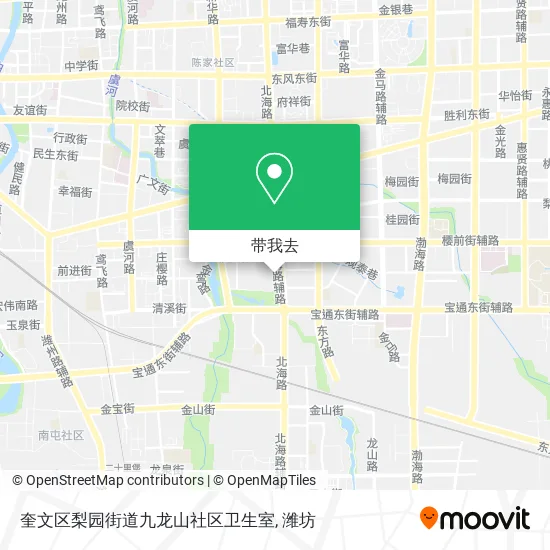 奎文区梨园街道九龙山社区卫生室地图