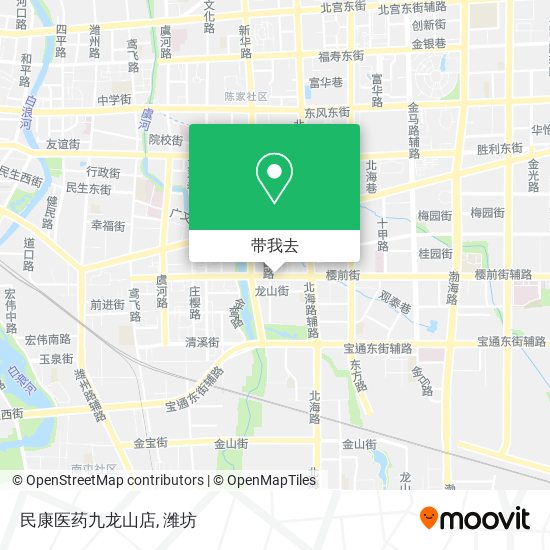 民康医药九龙山店地图