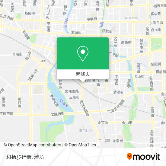 和扬步行街地图