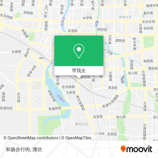 和扬步行街地图