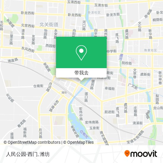 人民公园-西门地图