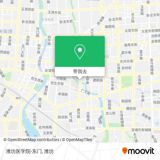 潍坊医学院-东门地图