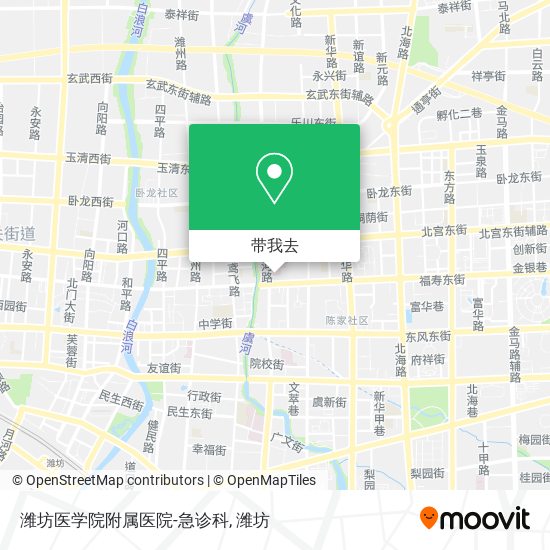 潍坊医学院附属医院-急诊科地图