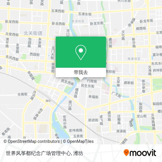 世界风筝都纪念广场管理中心地图