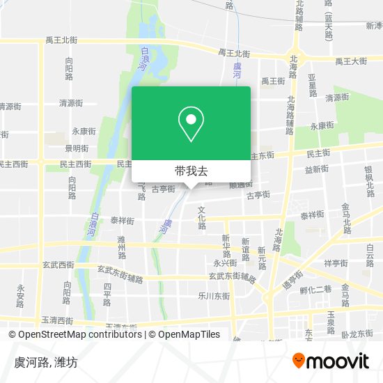 虞河路地图