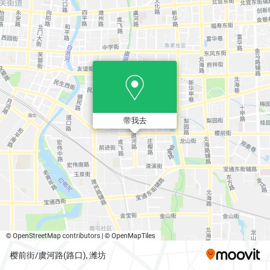 樱前街/虞河路(路口)地图
