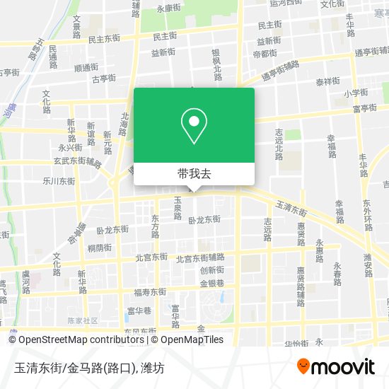 玉清东街/金马路(路口)地图