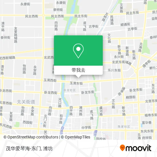 茂华爱琴海-东门地图