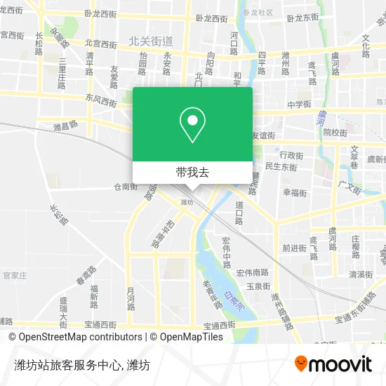 潍坊站旅客服务中心地图
