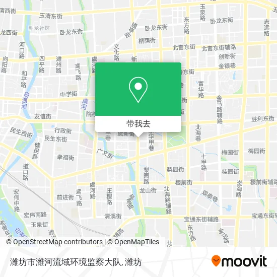 潍坊市潍河流域环境监察大队地图