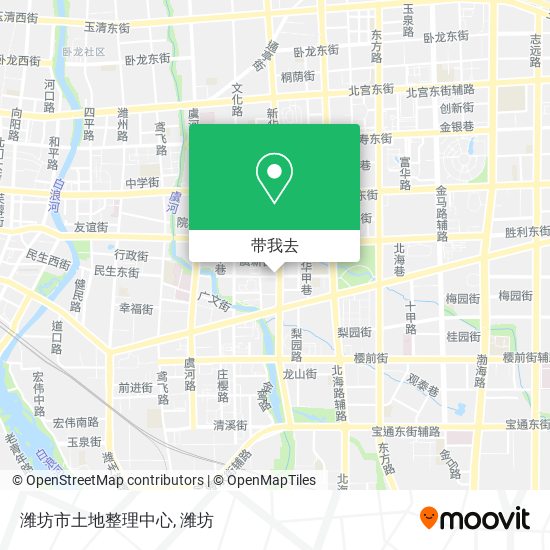 潍坊市土地整理中心地图