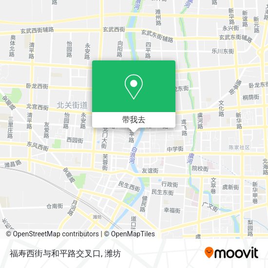 福寿西街与和平路交叉口地图