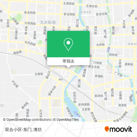 双合小区-东门地图