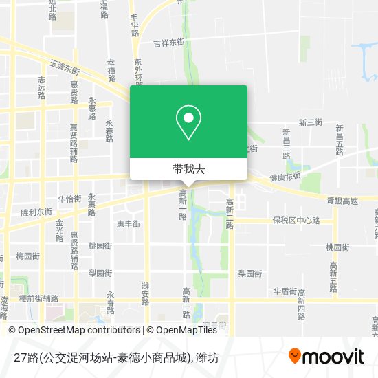 27路(公交浞河场站-豪德小商品城)地图