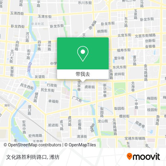 文化路胜利街路口地图