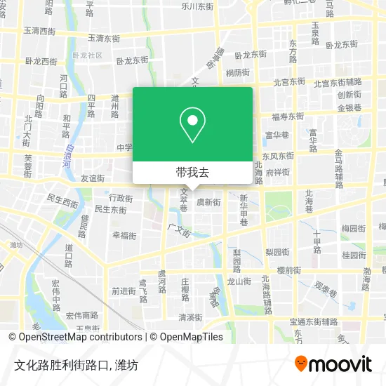 文化路胜利街路口地图