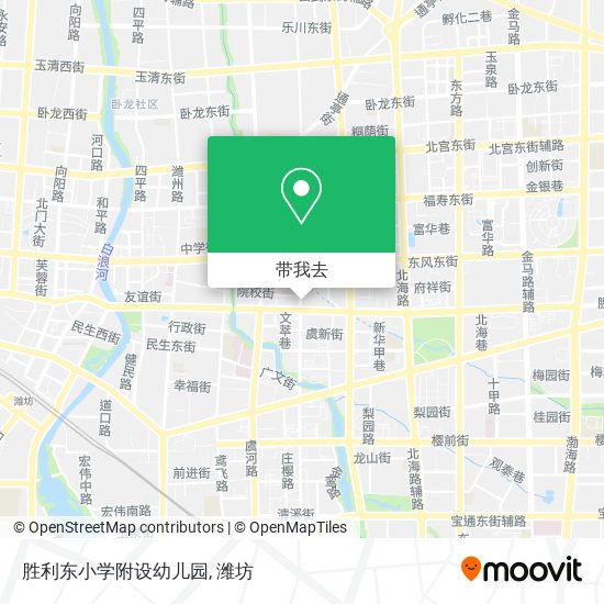 胜利东小学附设幼儿园地图