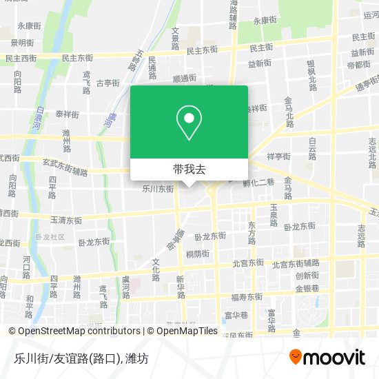乐川街/友谊路(路口)地图