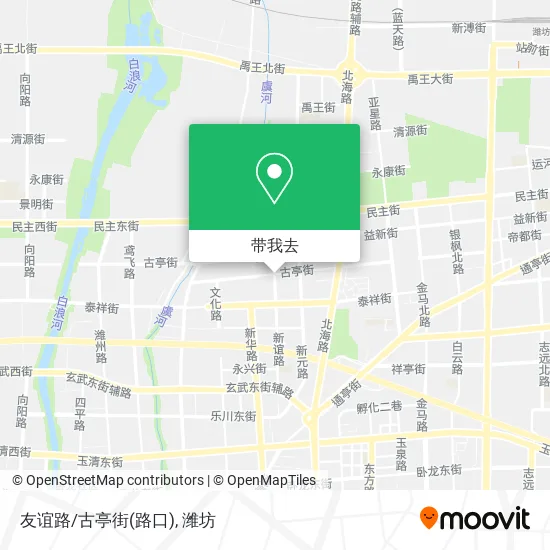 友谊路/古亭街(路口)地图