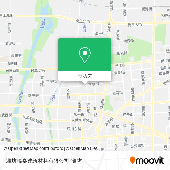 潍坊瑞泰建筑材料有限公司地图