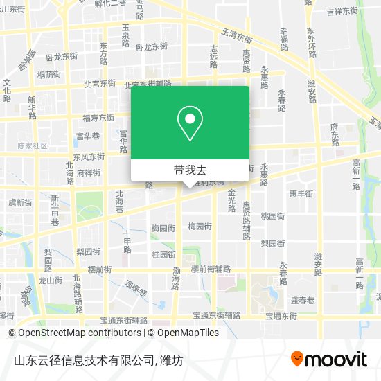 山东云径信息技术有限公司地图
