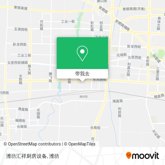 潍坊汇祥厨房设备地图