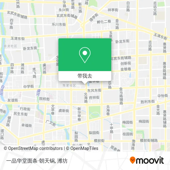 一品华堂面条·朝天锅地图
