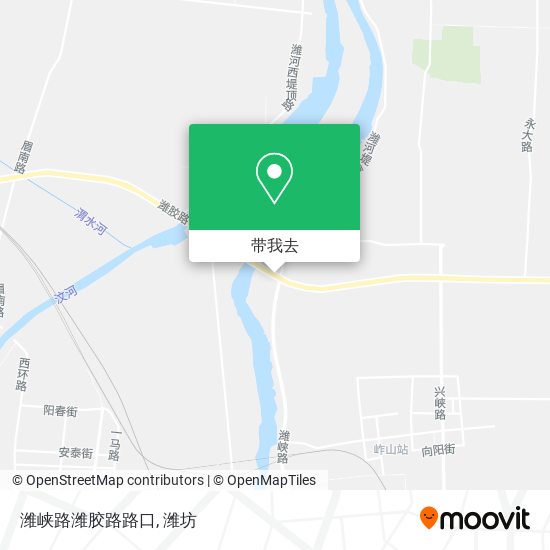 潍峡路潍胶路路口地图