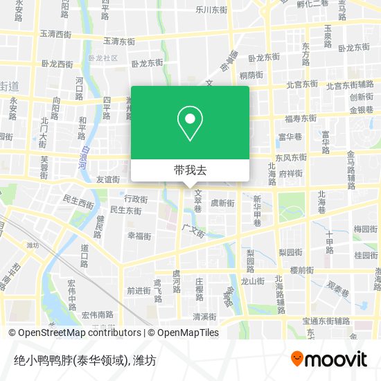 绝小鸭鸭脖(泰华领域)地图
