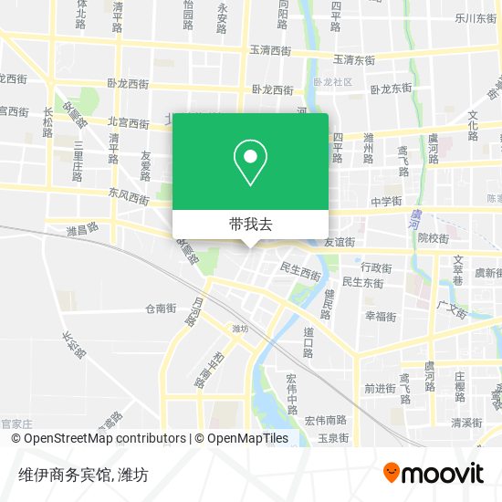 维伊商务宾馆地图
