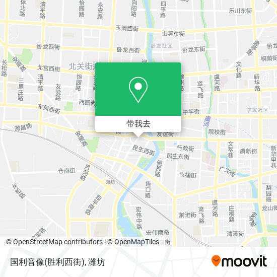 国利音像(胜利西街)地图